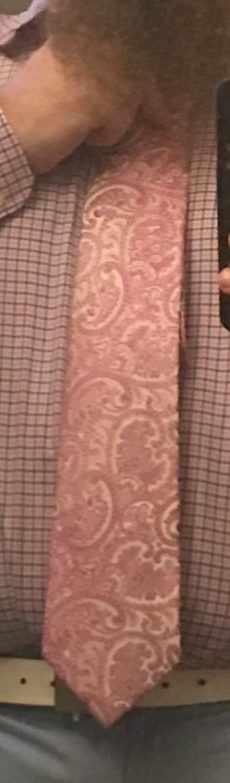 Pink Paisley Tie